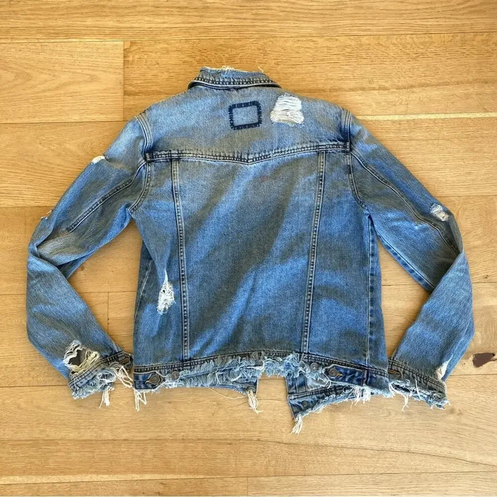 Tigha Distressed Denim Jacket